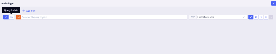 Query Builder S2Ap UI