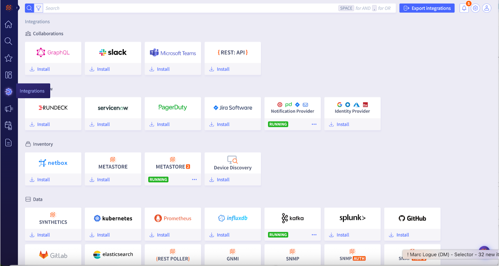Selector Slack Install 1