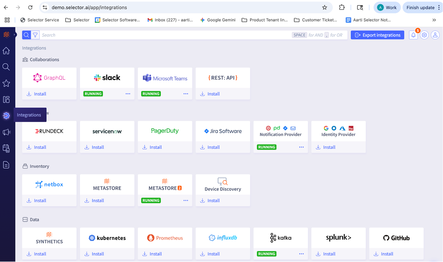 Selector Slack Add 1