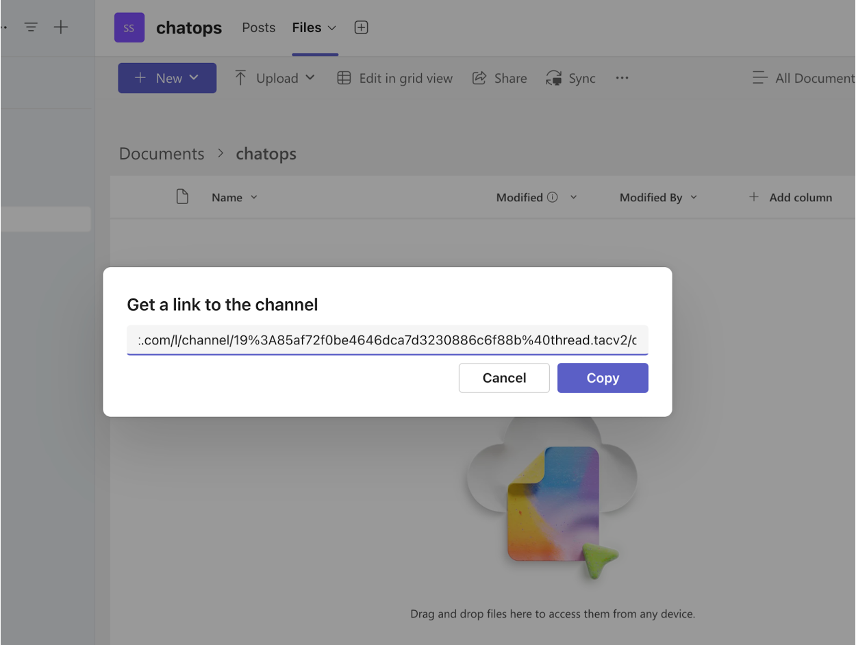Selector Channel ID for Teams 2