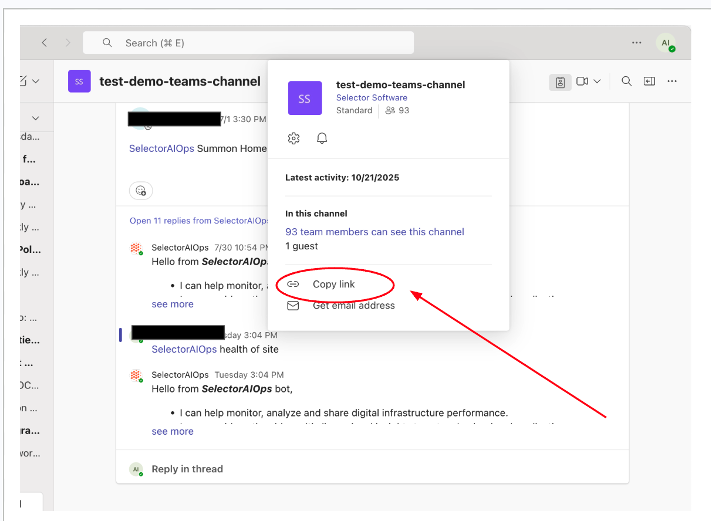Selector Channel ID for Teams 1