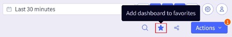 Selector Modify Dashboard Add to Favorites