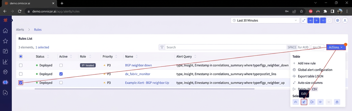 Working with Alert Rules 4