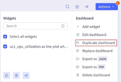 Selector Dashboard Duplicate