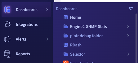 Selector Dashboards