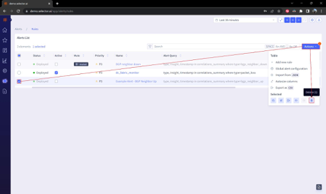 Deleting an Alert Rule 5