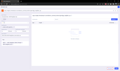 Testing an Alert Rule 2