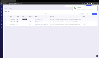 Modifying Global Alert Settings 3