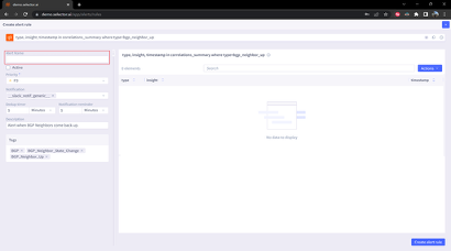 Duplicating an Alert Rule 2