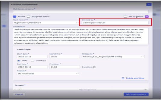 Maintentance Window image
